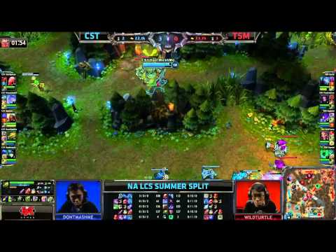 Team Coast (CST) vs Team Solomid (TSM) || NA LCS Summer 2013  W1D1 || Full Game HD
