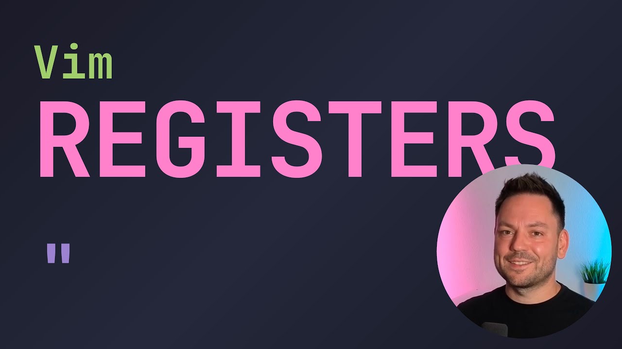 Registers Explained - Vim Tips & Tricks - Stop Losing Text in Vim