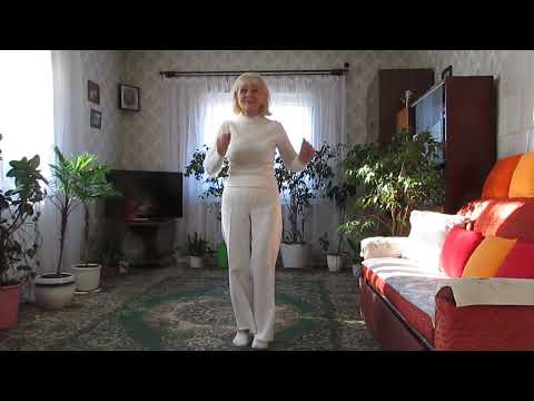 Моя утренняя разминка. Ох,как тело постарело, а душе  стареть не дам - песня от Елены Карпук