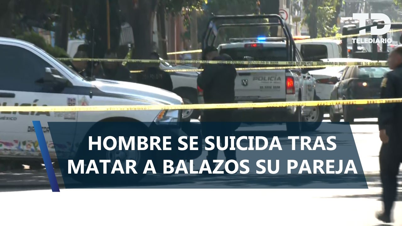 Hombre mata a su pareja a balazos mientras caminaban en calzada México-Tacuba