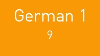 Learn German - Lesson 9