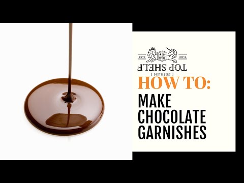 Chocolate garnish
