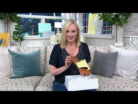 Zodiac Toe-Loop Slide Sandal - Giada on QVC