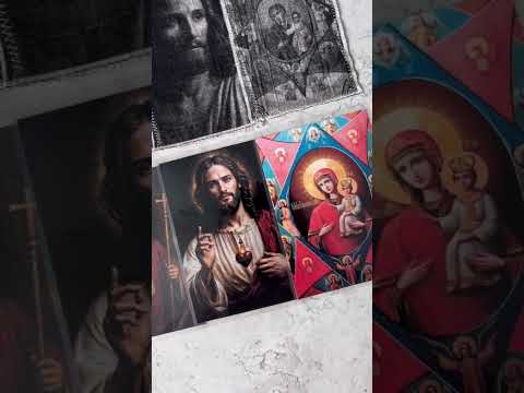 Миниатюра изображения товара Икона Wolves Для защиты дома и благополучия с молитвами 5337