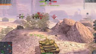 WOT Blitz Глюк при выполнении Боевого Задания Бронебойщик