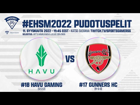 [6v6/FI] eHSM 2022 RO32: HAVU Gaming vs. Gunners HC (Games 1-5)