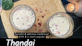 Easy Thandai / Shardai Recipe- Summer Drink / Instant Thandai Recipe - Refreshing & Delightful