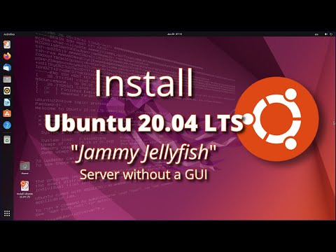 Installation of Ubuntu Server 22.04 LTS, Server Without a GUI