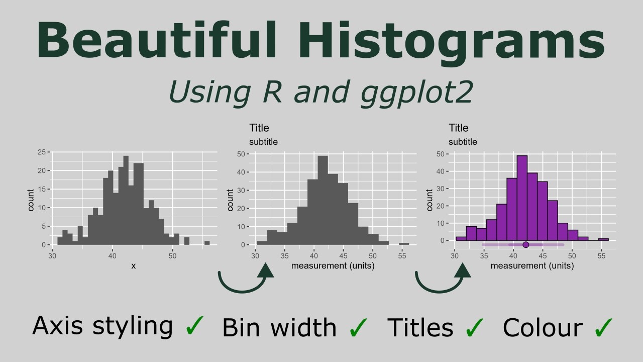 How to Create Histograms in R with ggplot2 | Data Visualisation