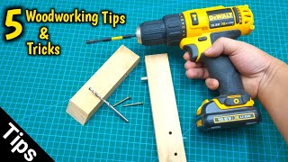 5 Wood Working Tips / Tricks | #woodworkingtips
