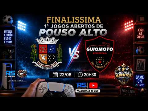 POUSO ALTO X GUIOMOTO HONDA | FINAL 1º JOGOS ABERTOS DE POUSO ALTO 2026 | AO VIVO | RS DO ESPORTE