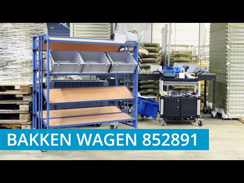 Storage trolleys warehouse trolley fetra container trolley double-sided