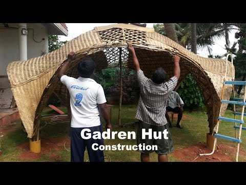 Bamboo Garden Hut Construction