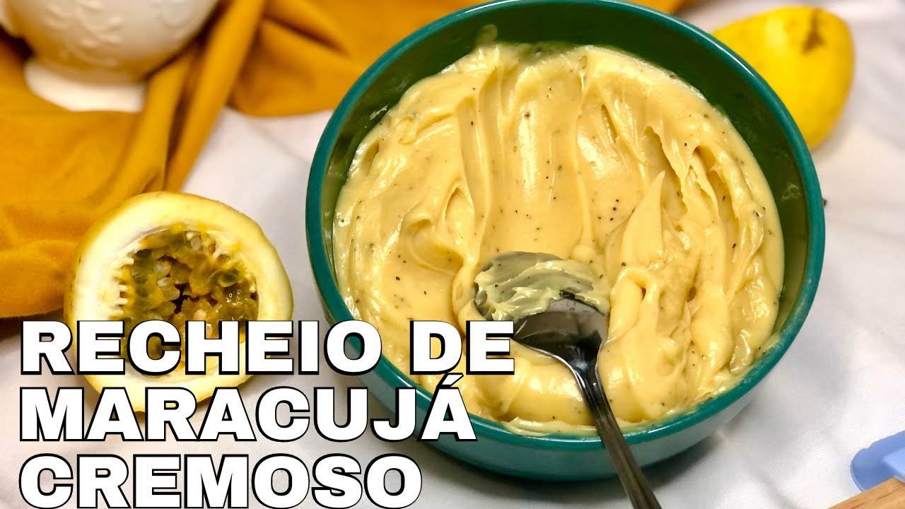 Recheio cremoso de brigadeiro de maracujá perfeito e sem talhar!