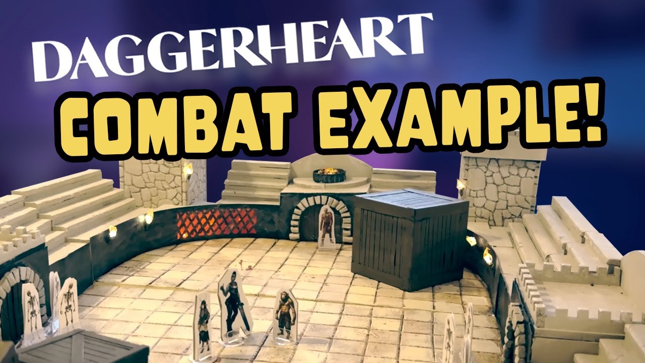 Daggerheart Combat Example - Seraph, Warrior & Sorcerer