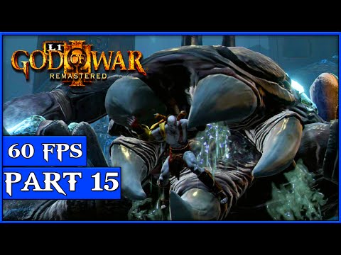God Of War 3 Remastered Gameplay Walkthrough Part 15 Giant Scorpion Boss - 60fps - No Commentary