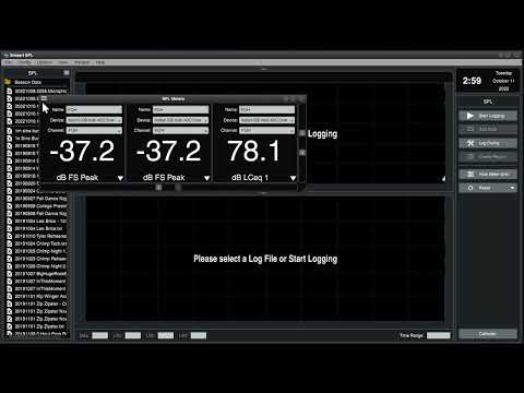 Smaart v9 Operation  - SPL Meter Config