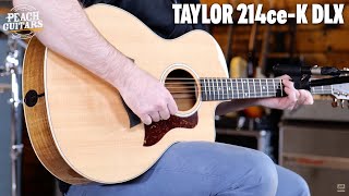 Video thumbnail for No Talking...Just Tones | Taylor 214ce-K DLX by Peach Guitars