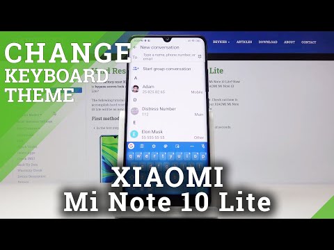 How to Change Keyboard Theme in Xiaomi Mi Note 10 Lite - Personalize Xiaomi Display