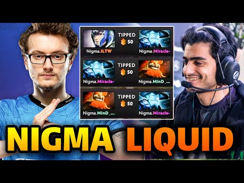 NIGMA vs LIQUID - MIRACLE PICKED HIS SIGNATURE HERO Game 2 TI10