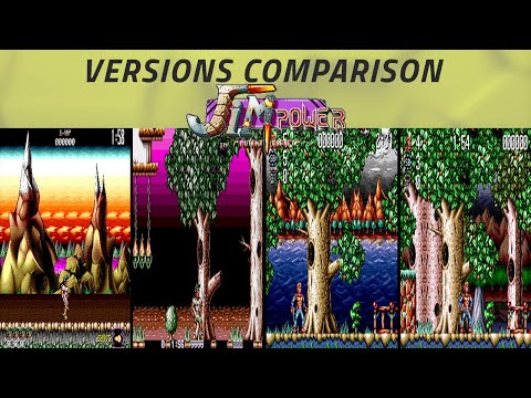 Jim Power in Mutant Planet -Versions Comparison- Amiga, Atari ST, MS-DOS and much more!