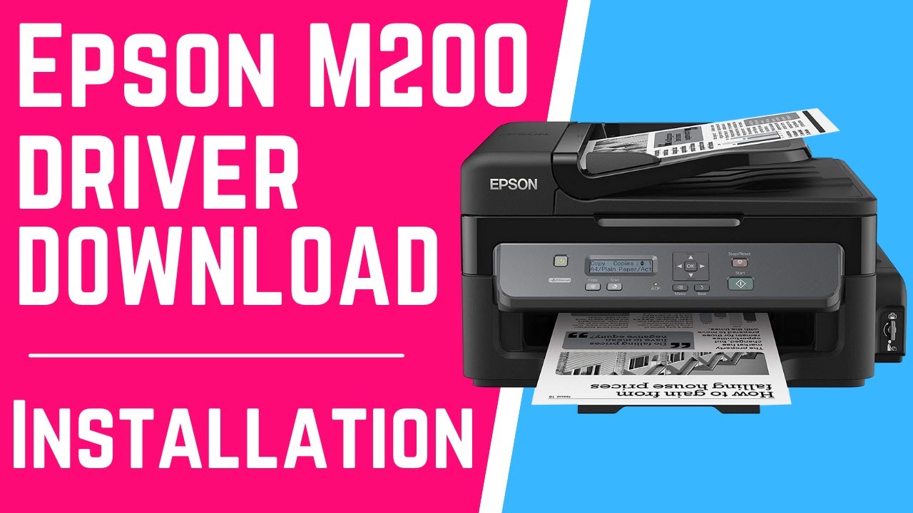 Epson M200 Driver Download / Epson M200 Mfp With Adf Youtube  Epson