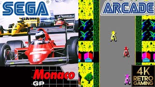 Monaco GP Arcade ( Sega 1980 ) 4k Gameplay