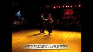 Juan Manuel Rosales y Liza Lebedeva tango escenario "Los Mareados" por Color Tango