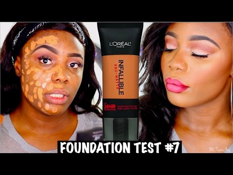Foundation Test #7: L’oreal Infallible Pro Matte Foundation 111 Soft Sable & 112 Cocoa | MsTopacJay