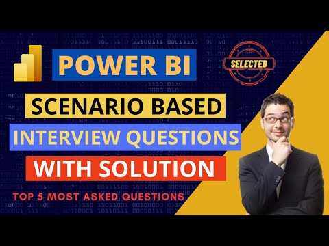 Power BI Scenario based interview questions with solution Power BI interview Power BI