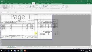 how to print large excel sheet in one page