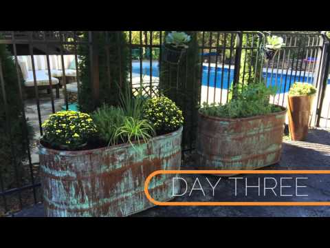 Metal Effects Copper Patina and Rust Containers