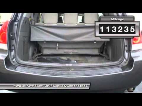 2007 Nissan Quest S; SE; SL Magnolia NJ 08049