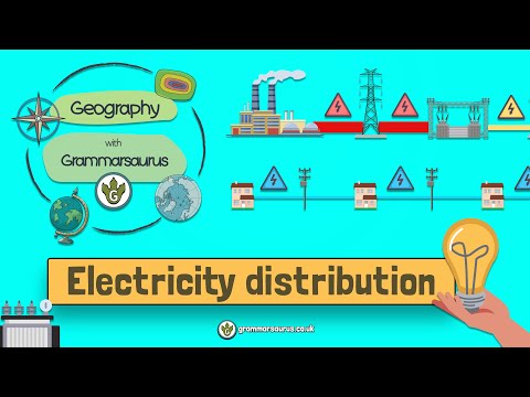 Geography with Grammarsaurus - Electricity Distribution
