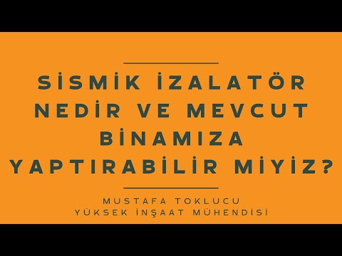 Sismik İzolatör Nedir ve Mevcut Binamıza Yaptırabilir Miyiz?