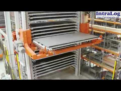 Semi-Automated Sheetmetal Storage With Twin Towers