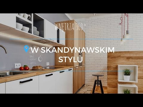 Aranżacja 59 m2 mieszkania w skandynawskim stylu  #projekt wnętrz