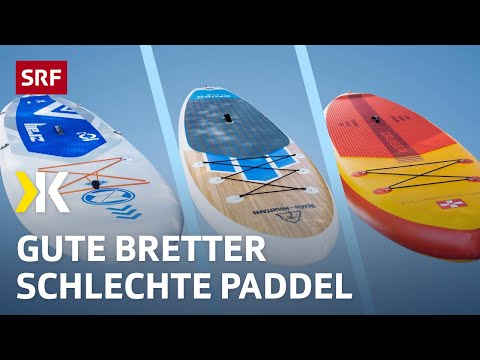 Stand-up paddleboards tested: The most expensive SUP fails abruptly | 2023 | Kassensturz | SRF