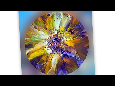 (904) Bloom Technique, Acrylic Paint Pouring, Shelee Art Fluid Art
