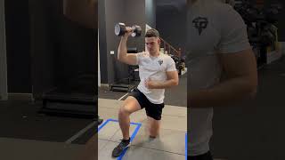 PRESS MILITAR DE RODILLAS CON MANCUERNA