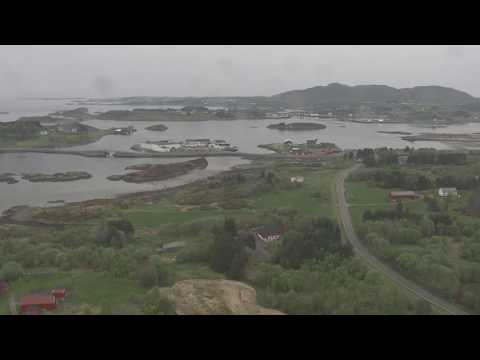 Harøyfjorden, Elnesvågen, Kalsvika, Ersholmen, Farstad - Flying Over Norway