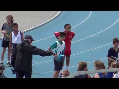 U10's SOGS 4x100m Relay Heat SSV State Championship October 2015