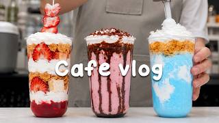 🍁편안한 주말을 위한 카페 브이로그/1시간 모아보기🍡1 hour/카페브이로그/Cafe Vlog/ASMR/Tasty Coffee