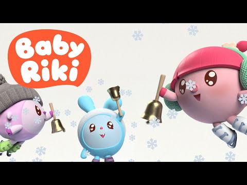 Cântece BabyRiki 🔔 Cling-Cling Clopoței - Cântece de iarnă | Cântece pentru copii mici