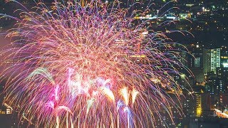 2018道新・UHB花火大会HD10804千発の大輪に歓声豊平川河川敷2018/07/27北海道新聞