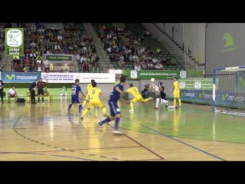Inter Movistar 6-4 Azkar Lugo. A pie de pista. Liga 2014/15