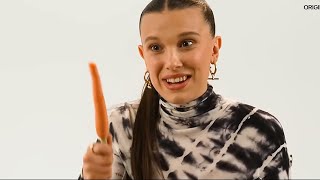 Download lagu Millie Bobby Brown Eating Carrots... mp3