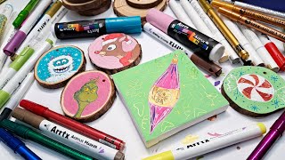 Whimsy Wednesday! Let's Make Christmas Ornaments with Acrylic Markers!