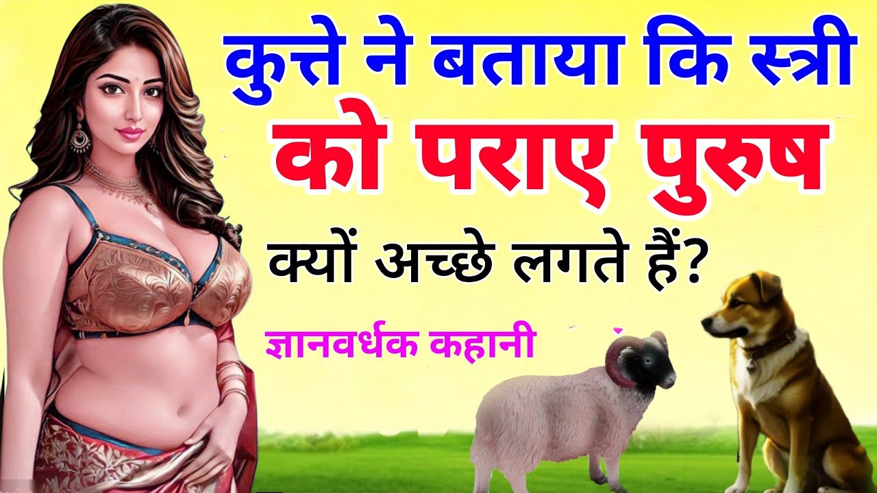 कुत्ते ने बताया कि स्त्री को पराए पुरुष क्यों अच्छे लगते हैं  !! Kutte ne btaya stri ko praye purush