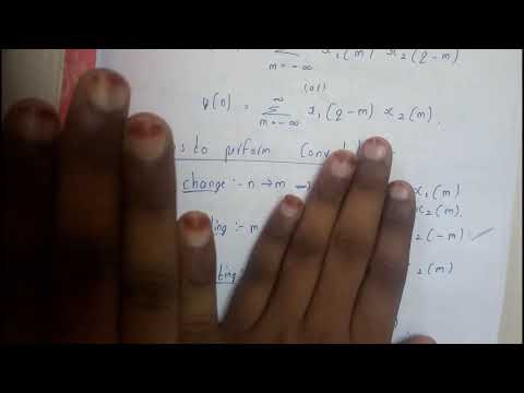1 Convolution, method of solving and properties ||SS ||SEM 4